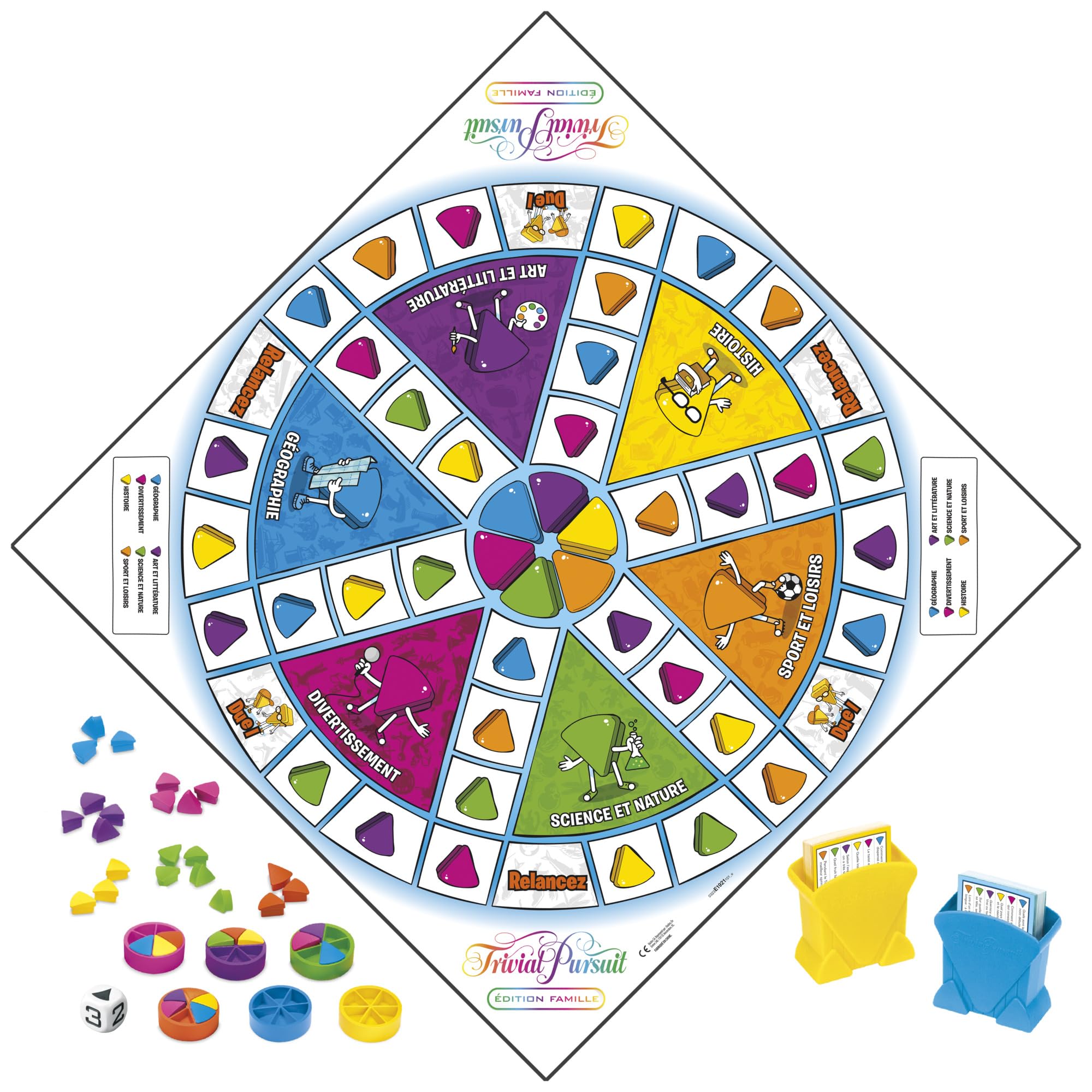 Trivial Pursuit - Juego de mesa Trivial Pursuit Familia - Juego de reflexión - Versión francesa