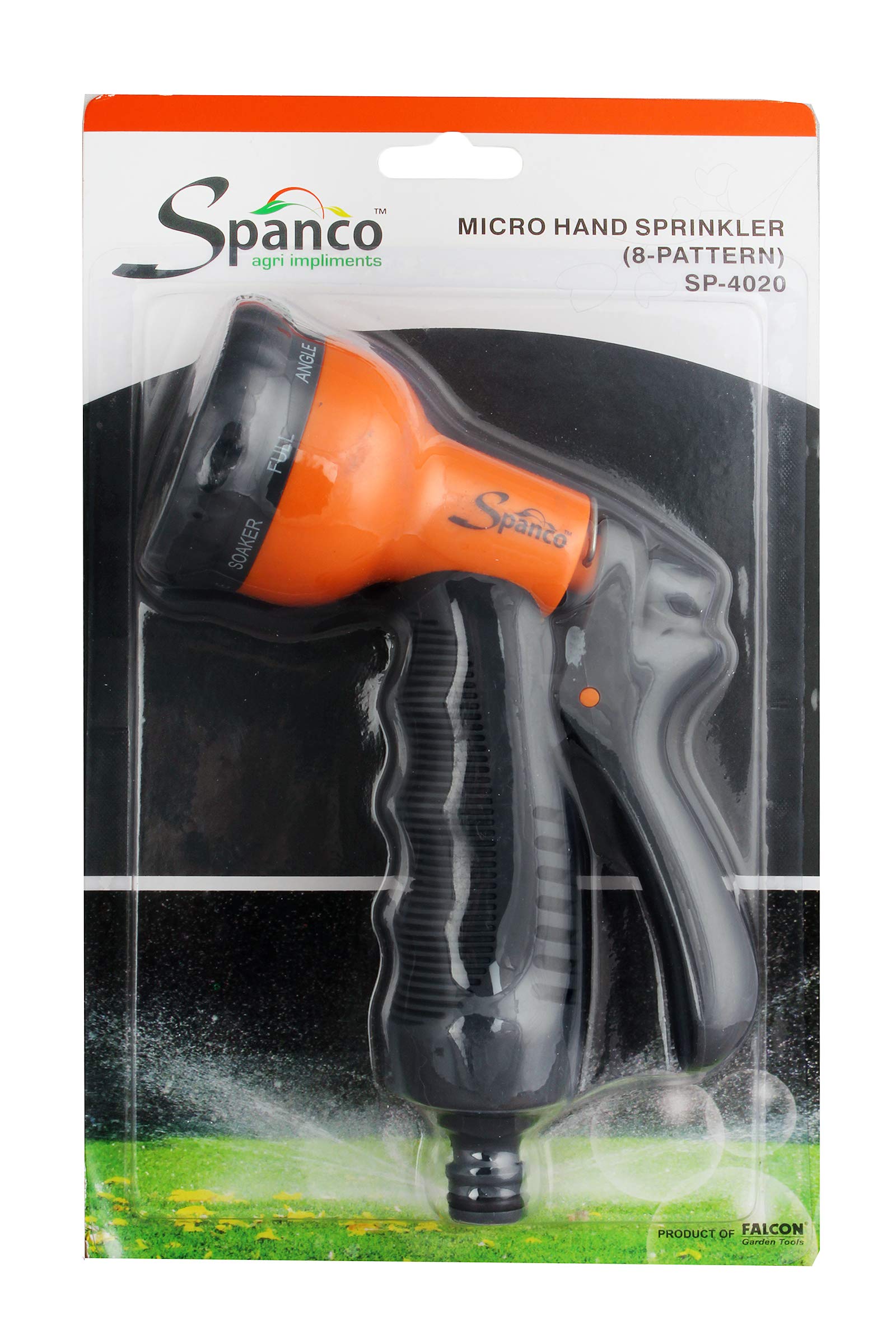 Spanco Anmol Gardens 8 Pattern/Multi-Function Adjustable Hand Sprinkler/Water Spray Gun (Multicolour) (B07GXMSH6T) Amazon Price History, Amazon Price Tracker
