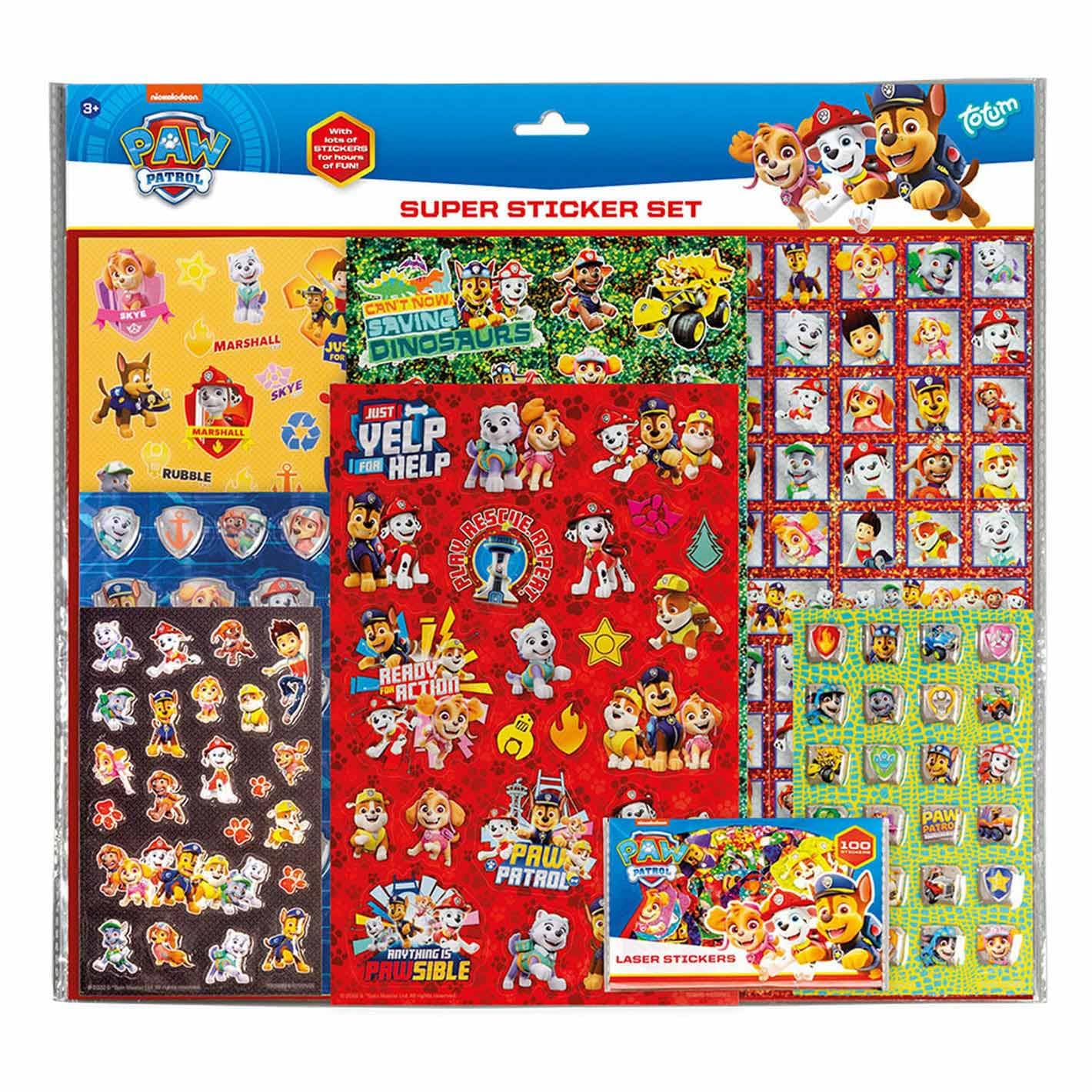 Paw Patrol Super Sticker Set Large Multi