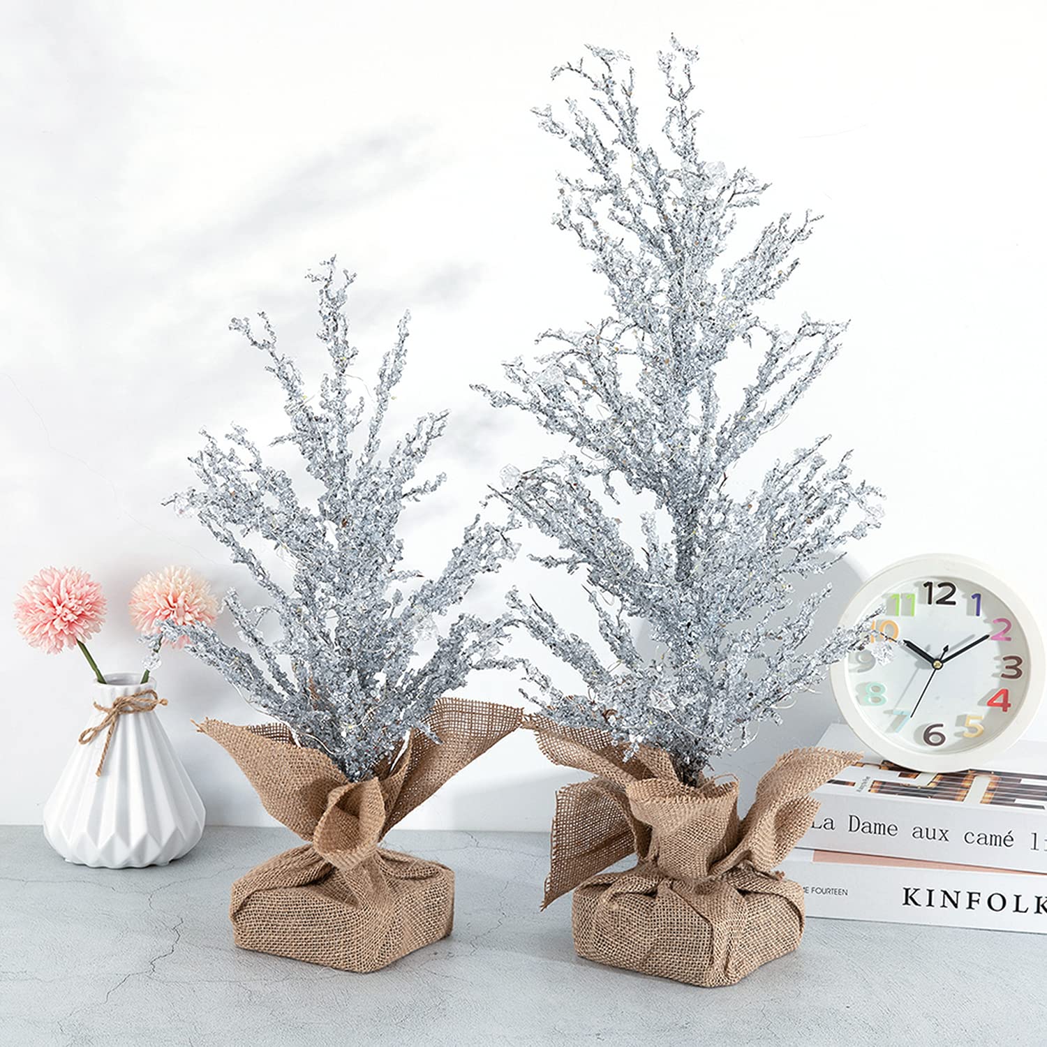 Amazon.co.jp: クリスマスアイスツリー ミニクリスマスツリー 32個の温