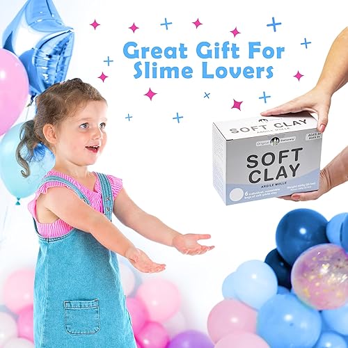 Miniatura 6 de Original Stationery Arcilla suave para hacer limo  Arcilla de modelado moldeable para niños, mezcla con pegamento y espuma de afeitar para slime de