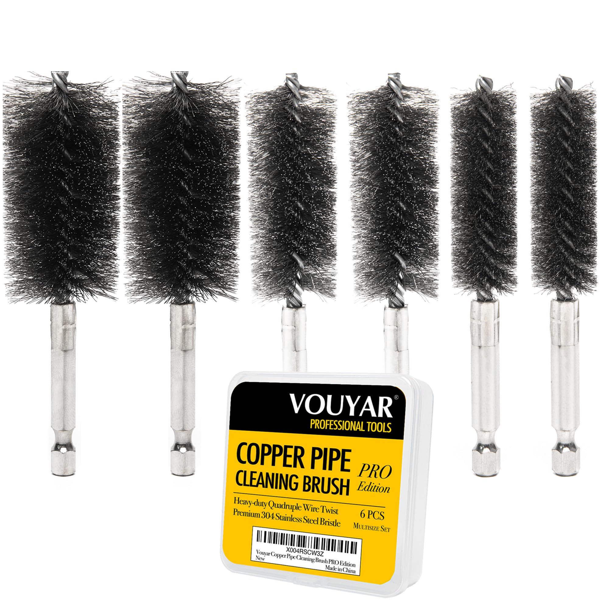 Photo 1 of Vouyar Professional Tube Cleaning Brush Set (6 pcs)