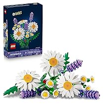 LEGO Botanicals Margherite – Regalo di Pasqua per Bambine e Bambini da 9 Anni – Bouquet di Fiori Artificiali con Margherite Finte e Lavanda – Decorazione Pasquali per Adulti Amanti dei Fiori 11508