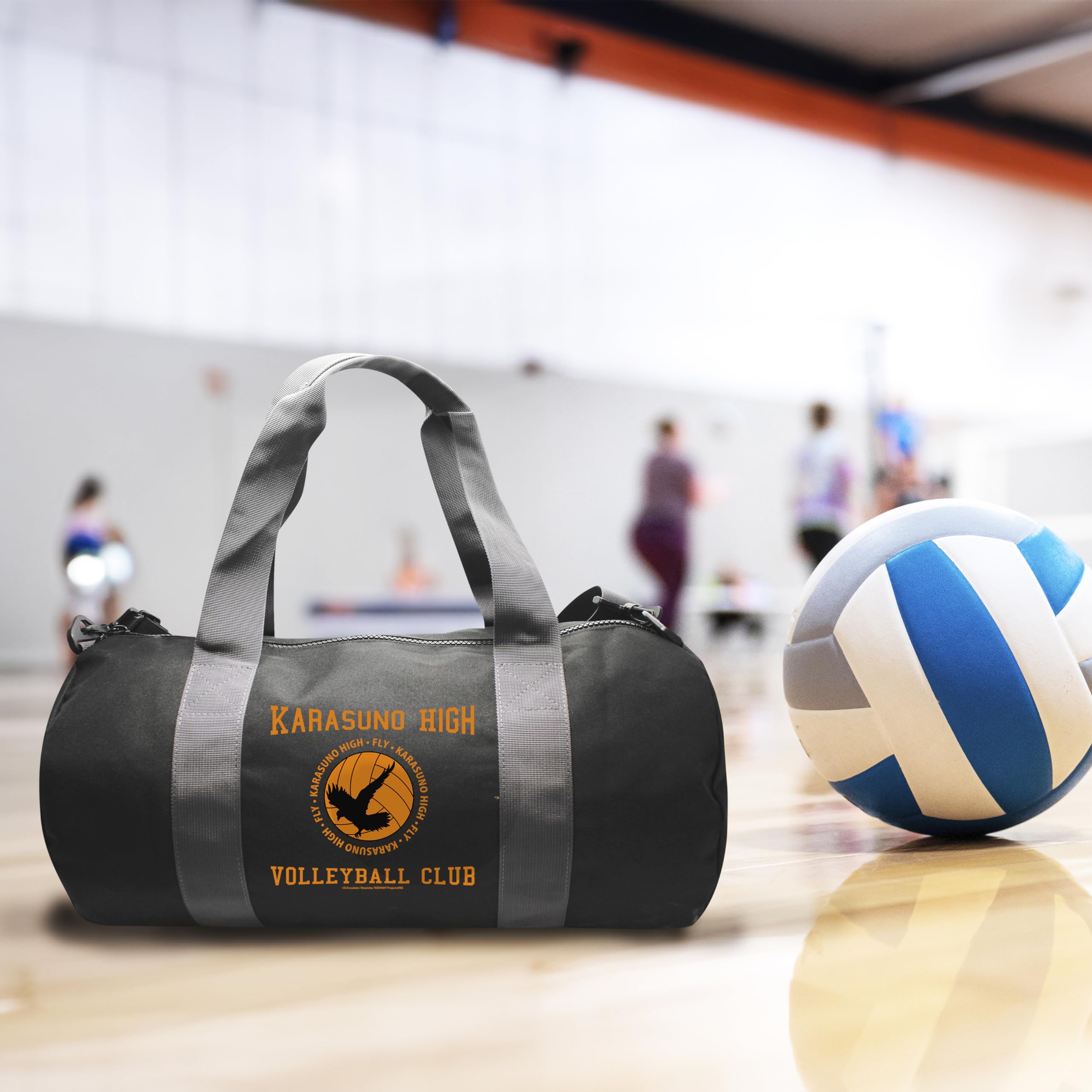 HAIKYU!! - Sport bag Karasuno Volleyball Club - Grey/Black
