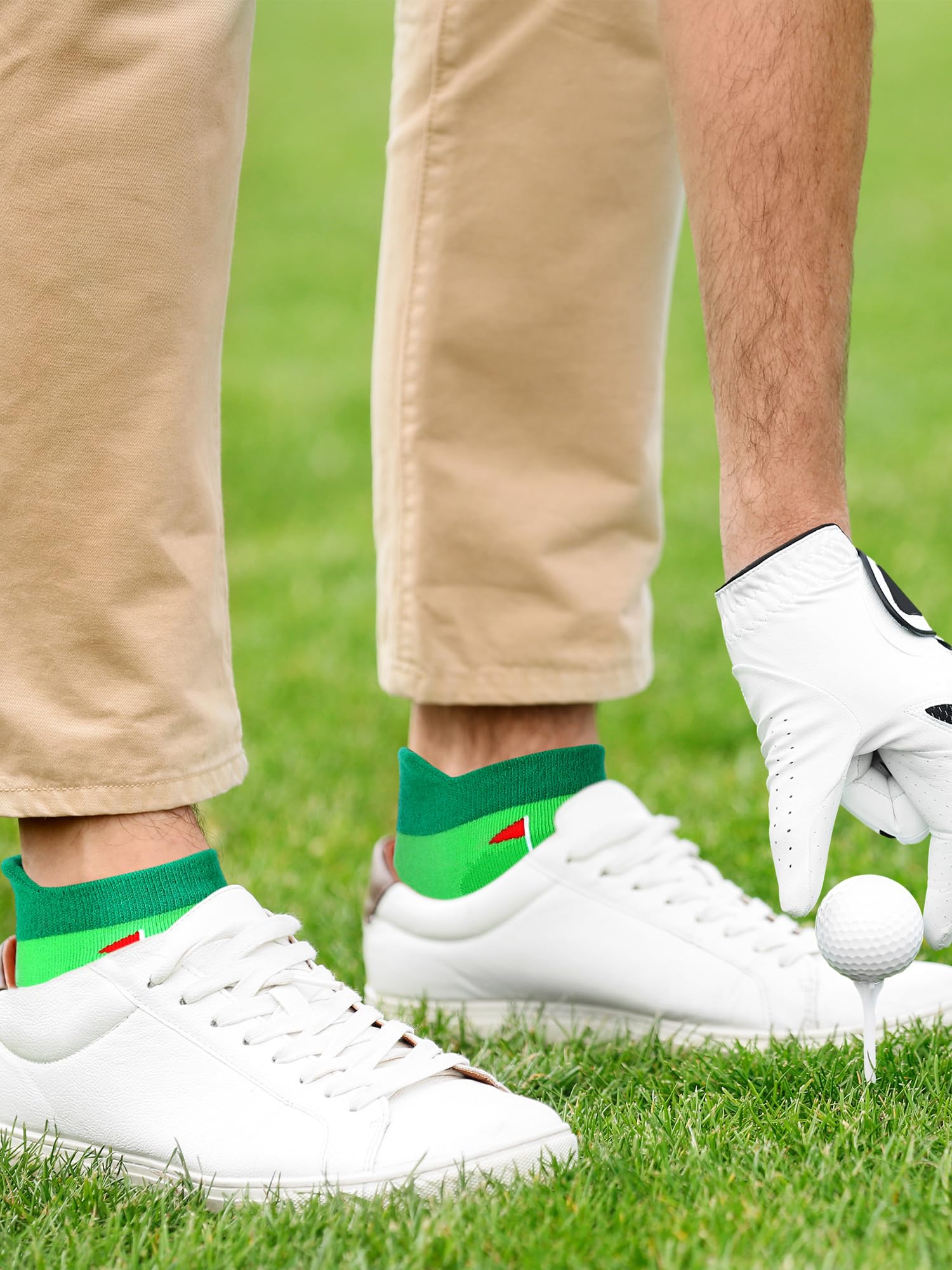 10 pares de calcetines de golf de corte bajo para hombre, calcetines deportivos acolchados en el tobillo, paquete múltiple