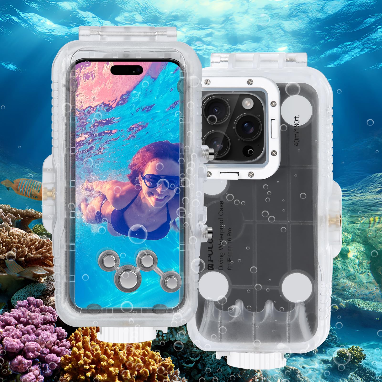 Amazon.co.jp: 【iOS 26には対応していません】PULUZ iPhone 16 Pro用