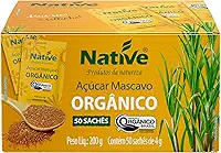 Açúcar Mascavo Orgânico 50 sachês de 4g Native