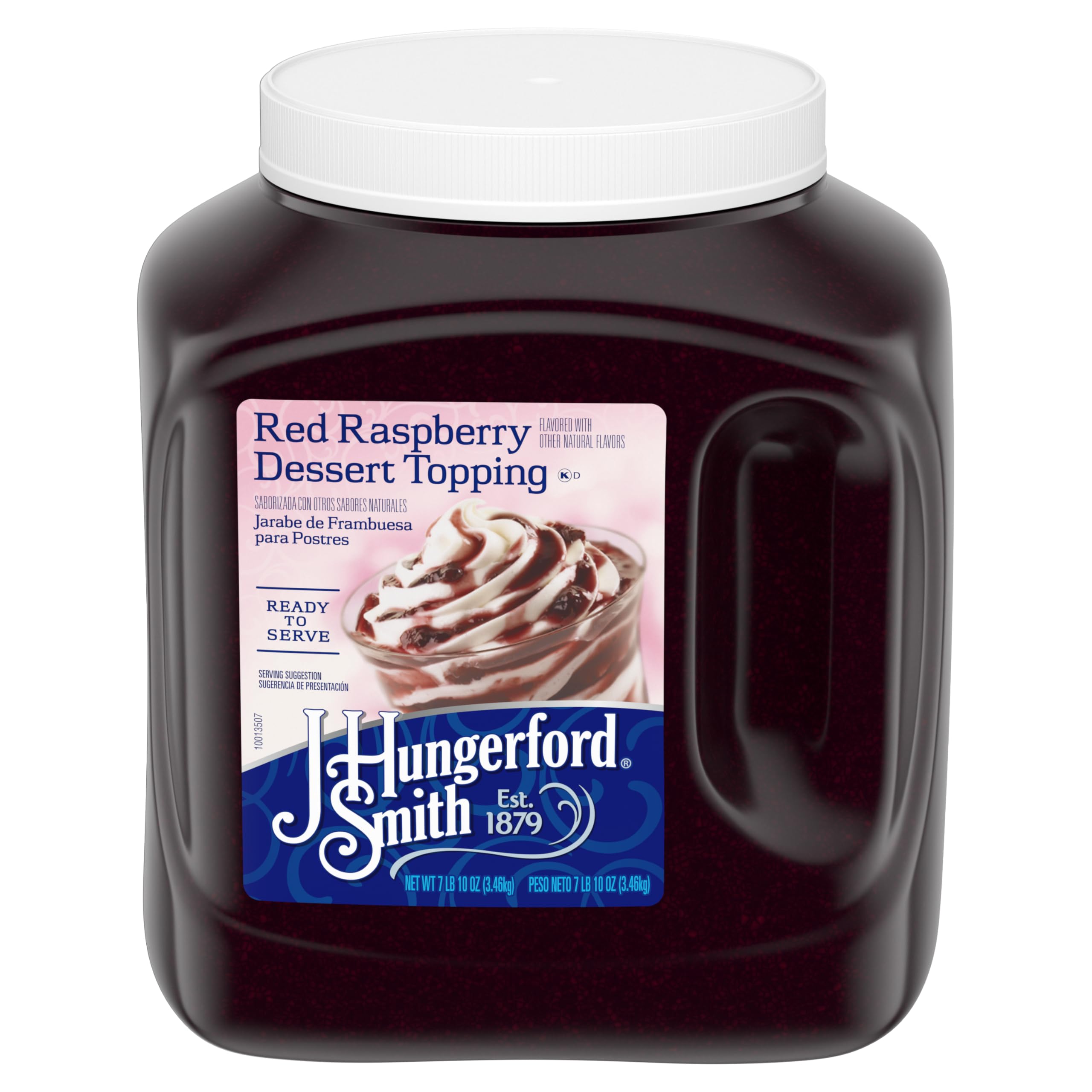Amazon.com: J Hungerford Smith Red Raspberry Dessert Topping, 122 oz ...