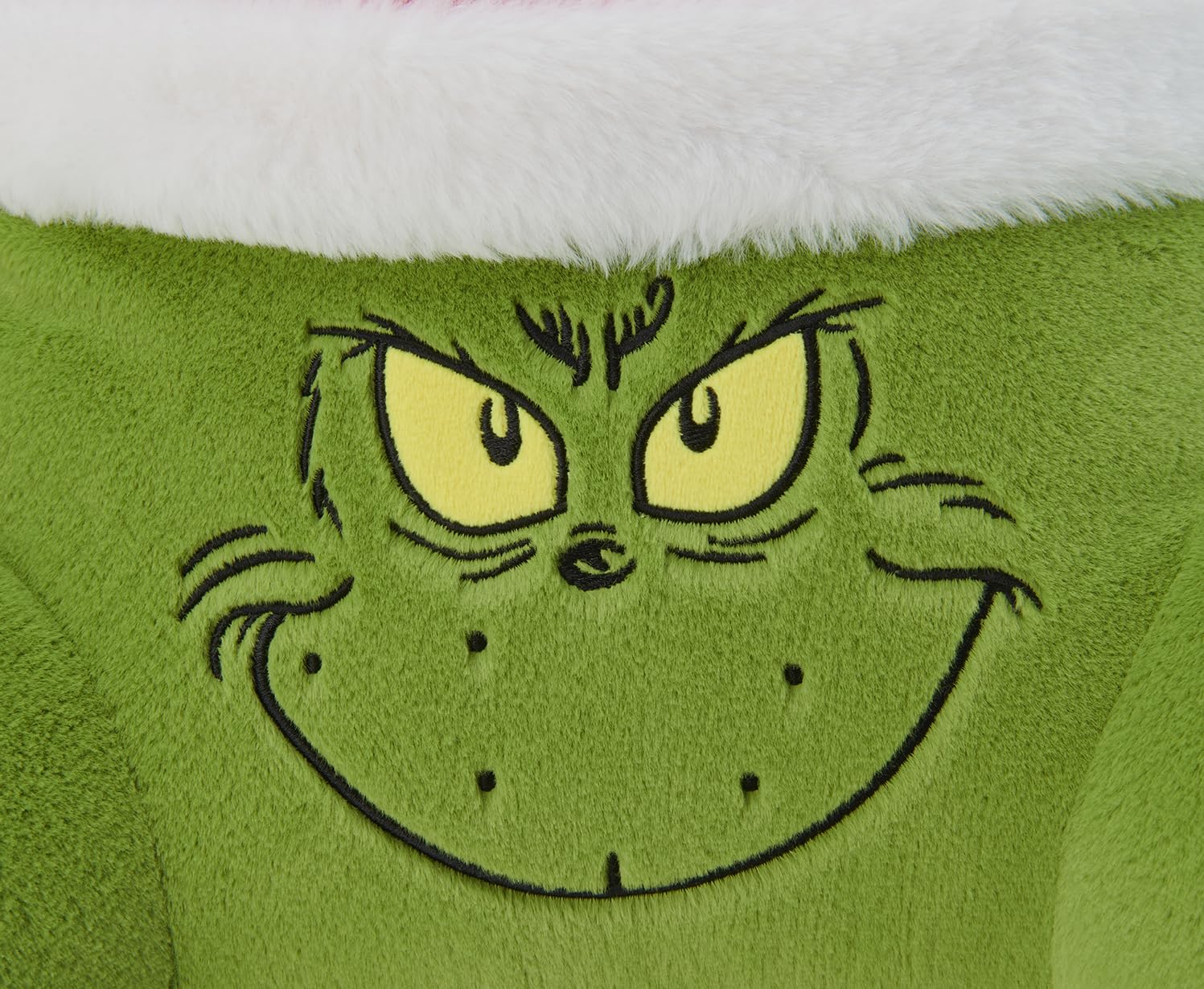 United Labels The Grinch - Cuscino per schienale per letto e divano, con braccioli, cuscino da lettura, per schiena, collo e testa, verde, 40 x 38 cm