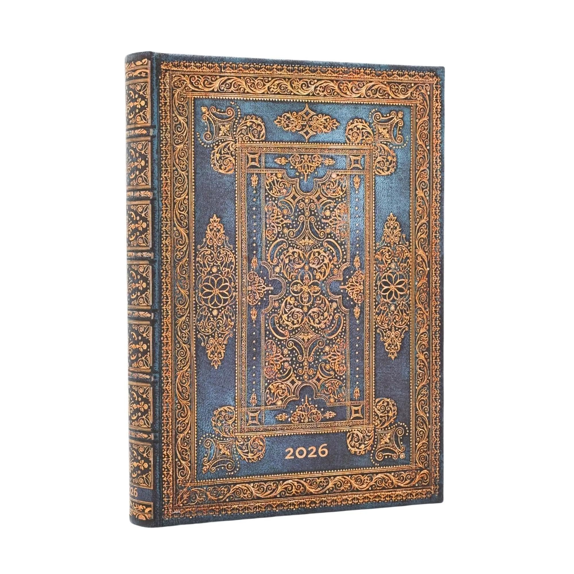 Paperblanks Fiammetta 2026 Fiammetta 12 Month Calendar Midi Horizontal Elastic Band Closure 160 Pg 100 GSM