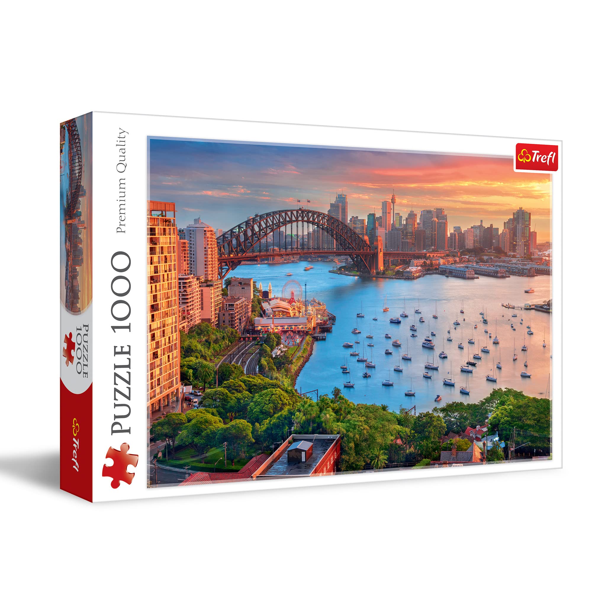 Trefl 10743 Piece Jigsaw, Sydney, Australia 1000 Elements-City Panorama, Picturesque Bay, DIY, Creative Entertainment, Fun, Classic Puzzles for Adults and Children from 12 Years