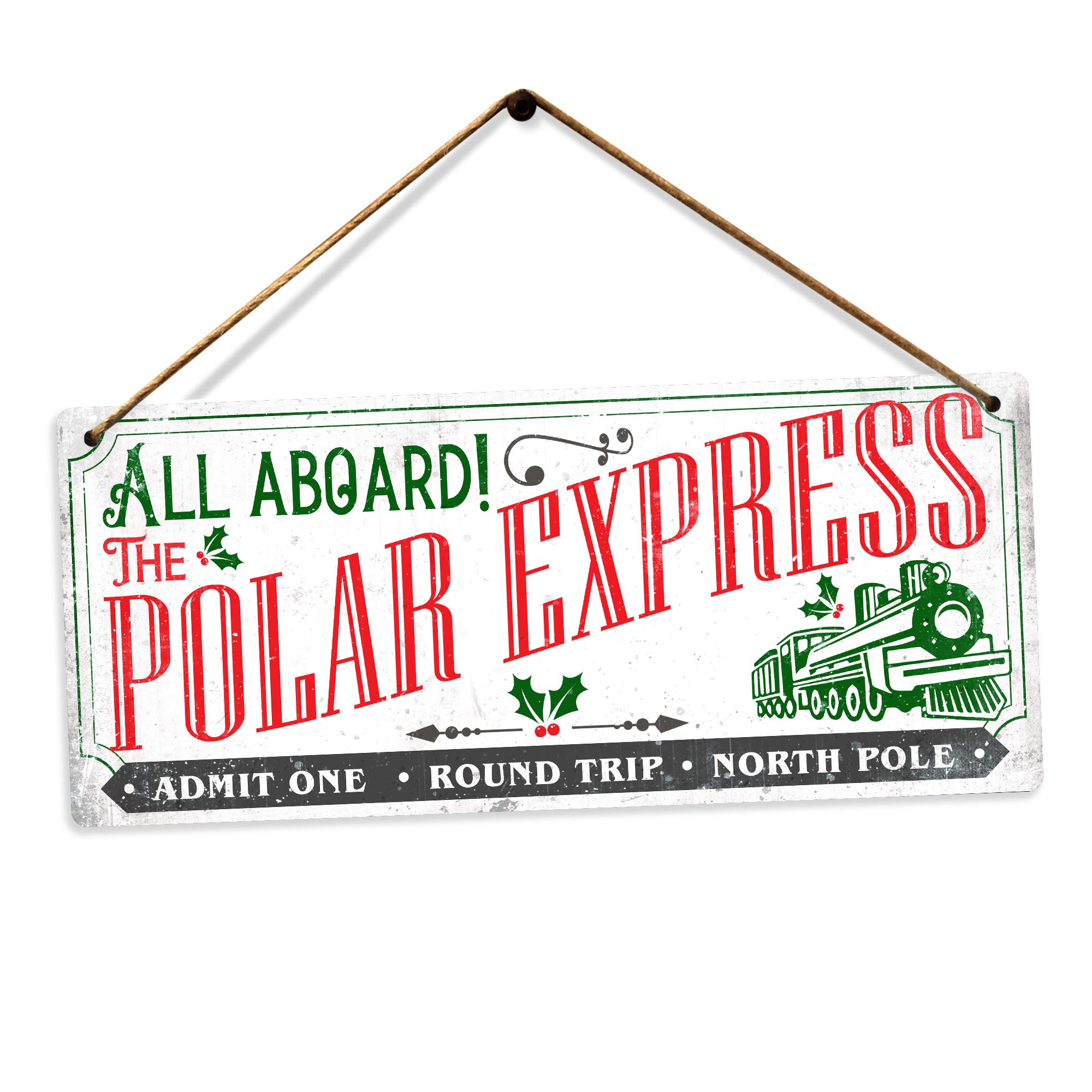 Polar Express – Twine | Printed Metal Wall Sign Plaque