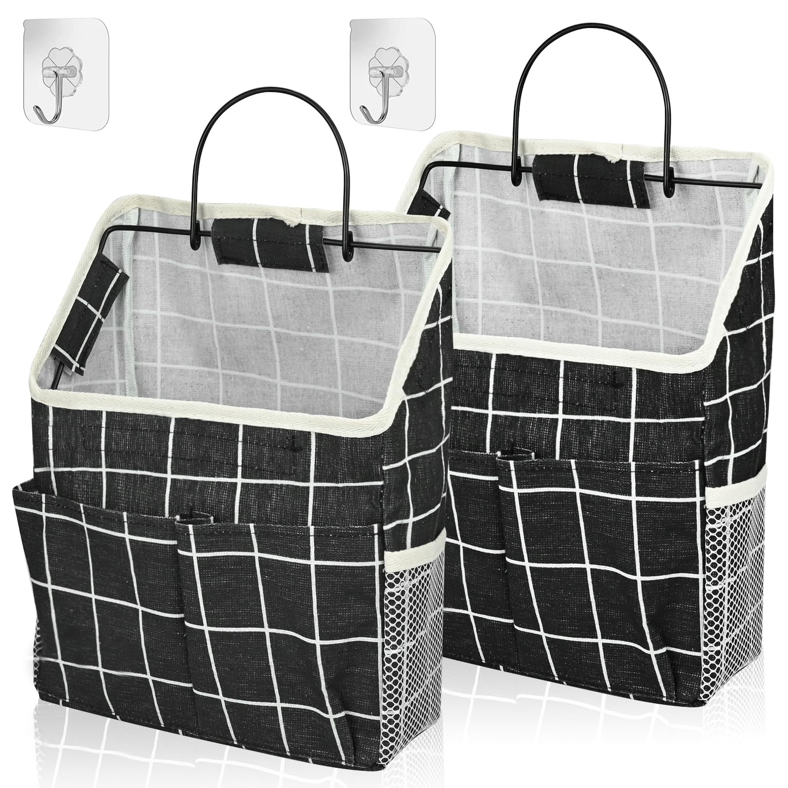 2 Pieces Hanging Storage Organisers, Waterproof Wall Hanging Bags