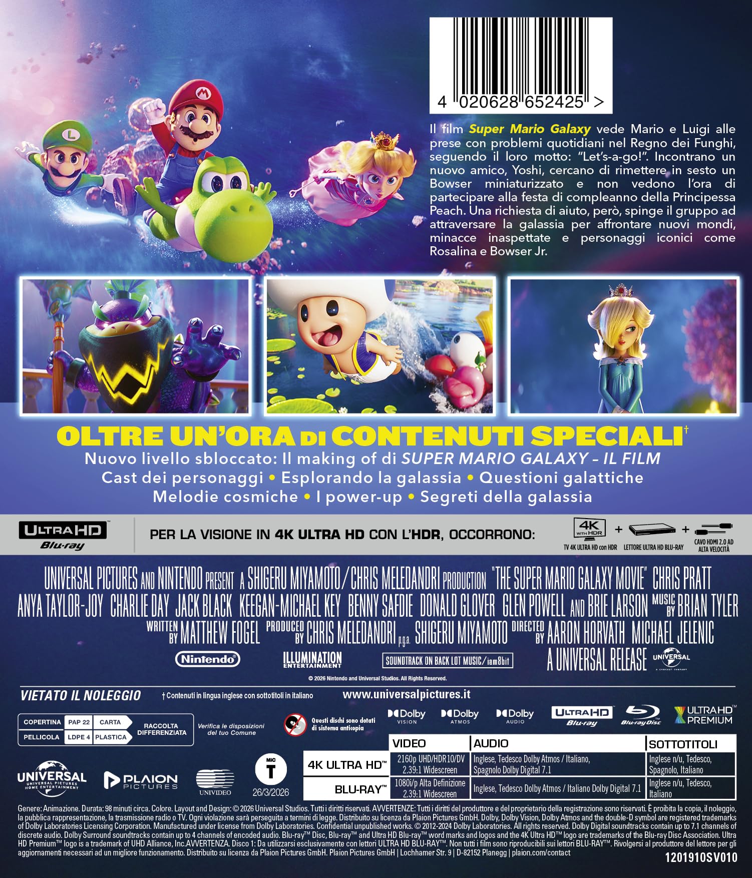 Super Mario Galaxy - Il Film (4K UHD