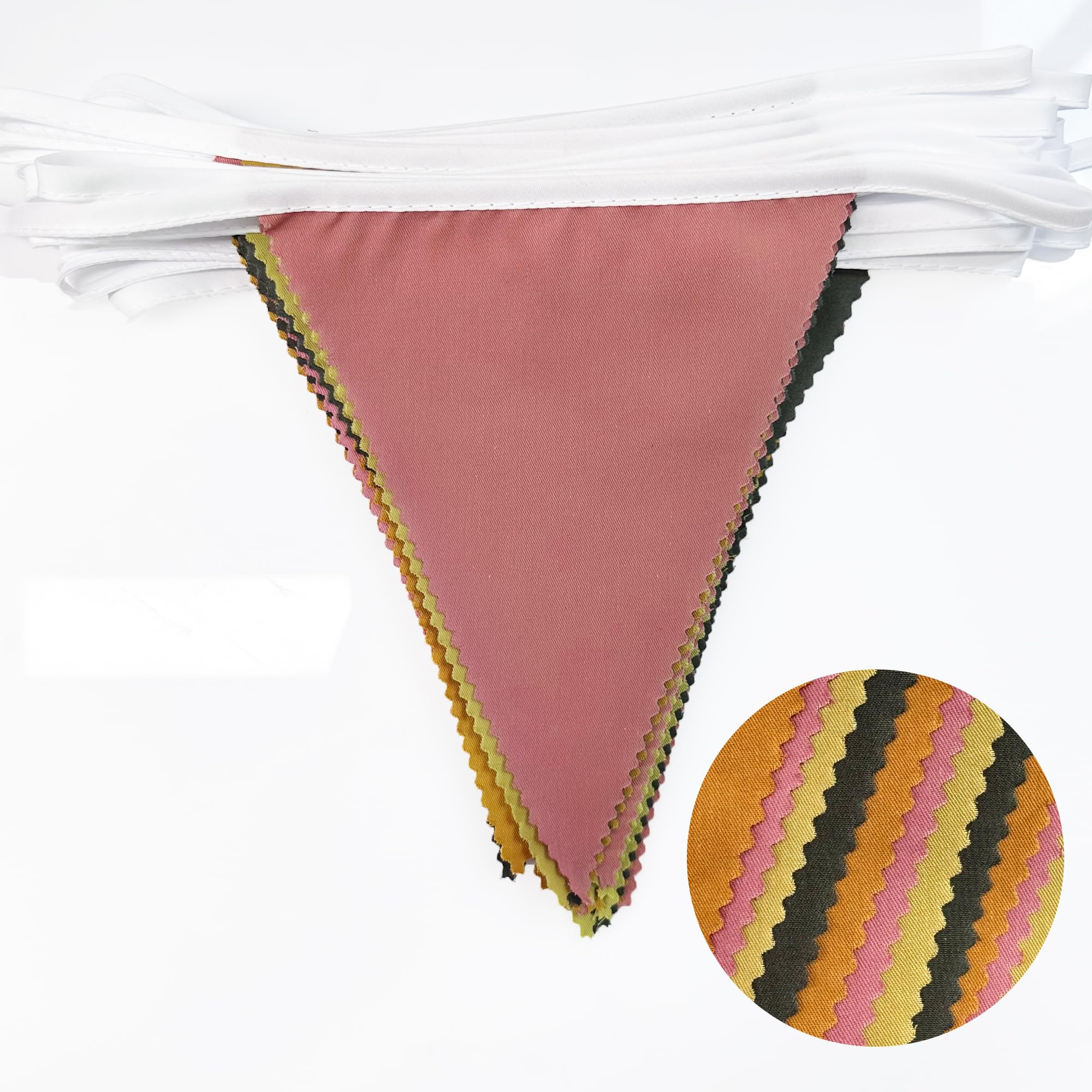 Wimpelkette für Herbstpartys, Retro, bunt, Stoff, Dreieck, Flagge, Wimpelkette, Girlande, Luftschlangen für Herbst, Geburtstag, Babyparty, Herbst, Erntedankfest, Outdoor, Garten, Party, Dekoration, 90