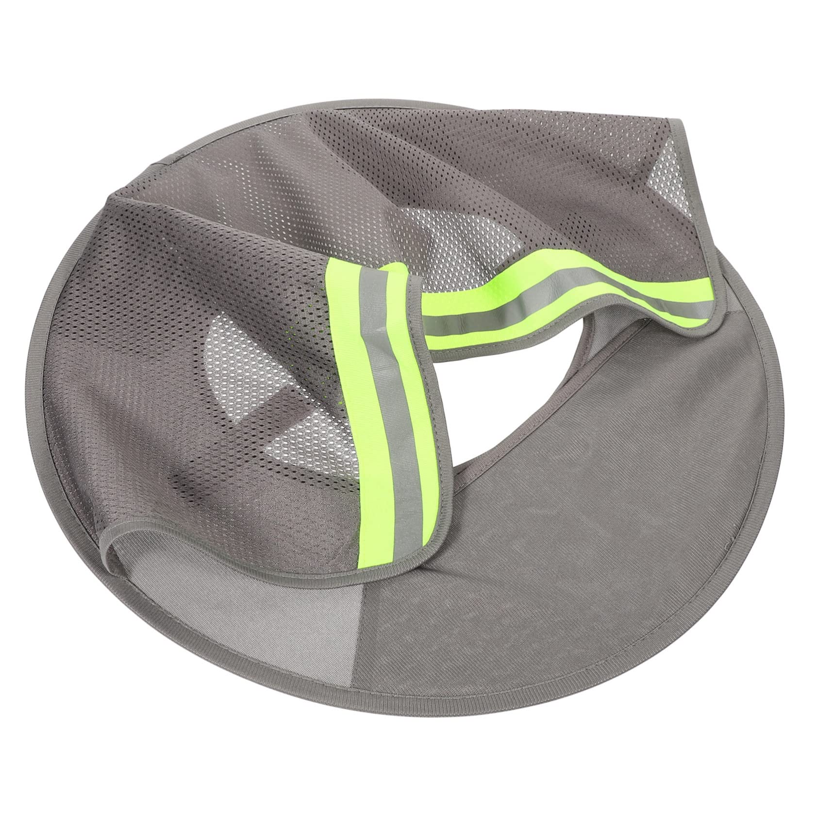 POPETPOP 6 Piezas Protector Solar para Cuello de Casco con Visera Accesorio Transpirable para Casco de Protección contra Rayos UV para Color Gris