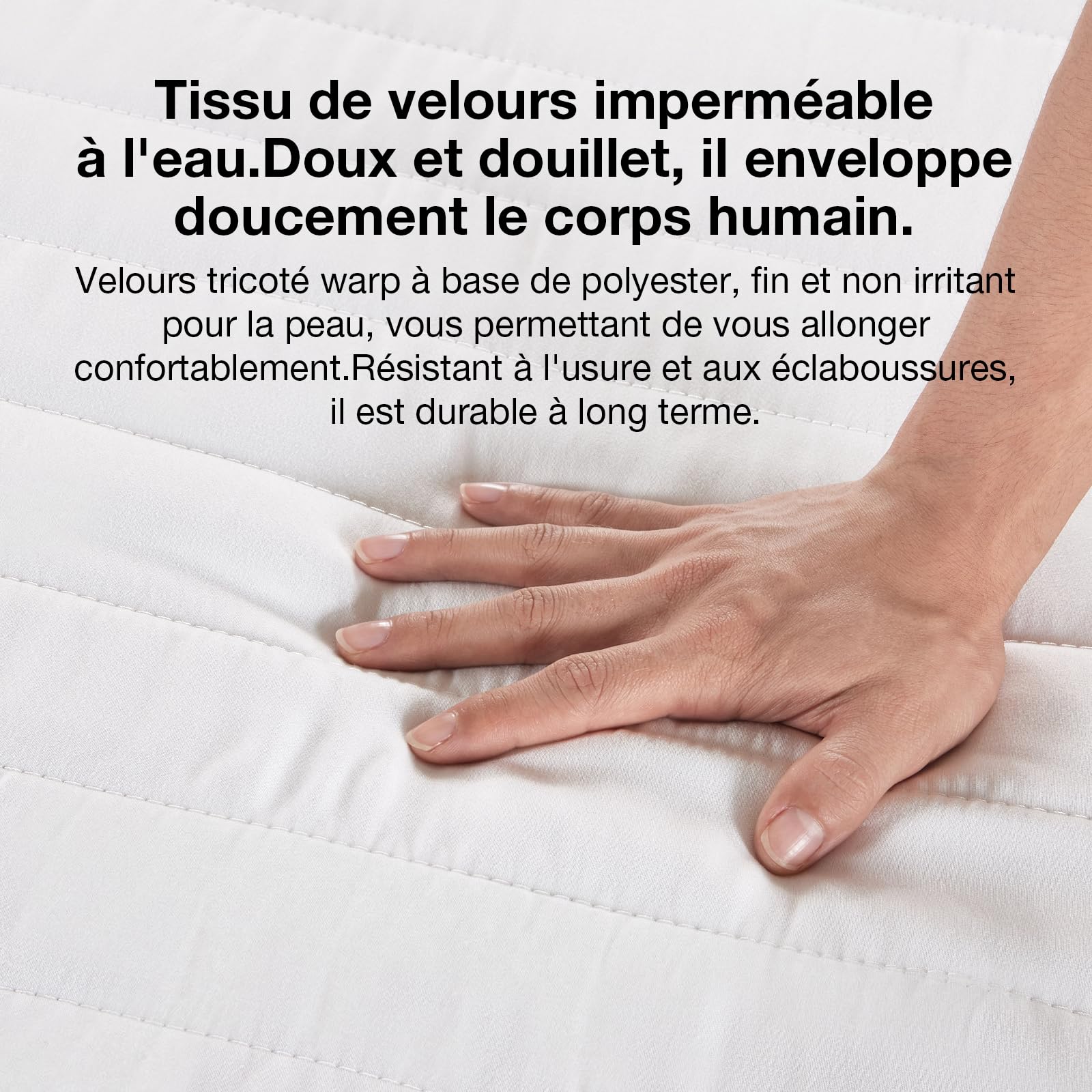 Novilla Matelas 90x190 cm, Matelas Mousse Haute Résilience de 14cm, Soutien Ergonomique sur 7 Zones avec Bords Renforcés, Confort Équilibré et Housse Amovible Lavable