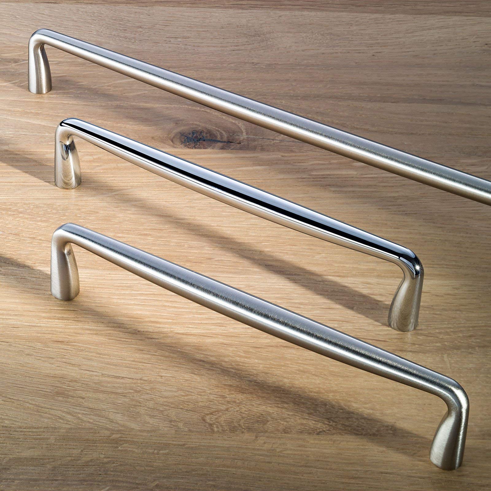 Meubelgreep Bauhaus 160 mm glans chroom | Online Deurbeslagshop