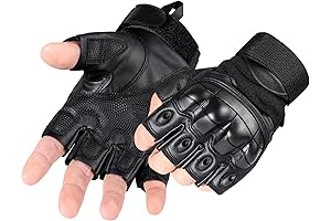 WTACTFUL Tactical Black Biker Gloves