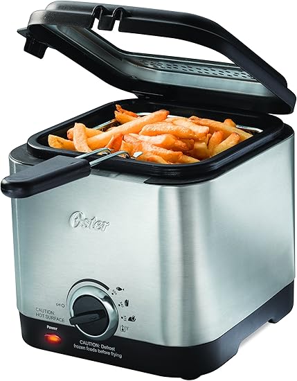  Oster Style Pact Stainless Deep Fryer Stainless Steel Home Kitchen