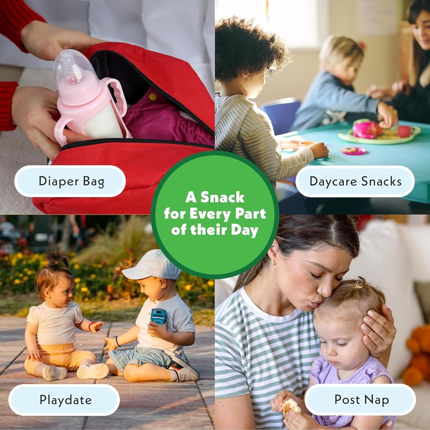 Once-upon-farms Organic Soft Baked Toddler Snack Bars Variety Pack, Apple Sweet Potato Spinach & Strawberry Pumpkin Beet, No Added Sugar, Whole Grain Oat Bars, Individually Wrapped On the Go Snacks, 20 Count, 13.4 OZ