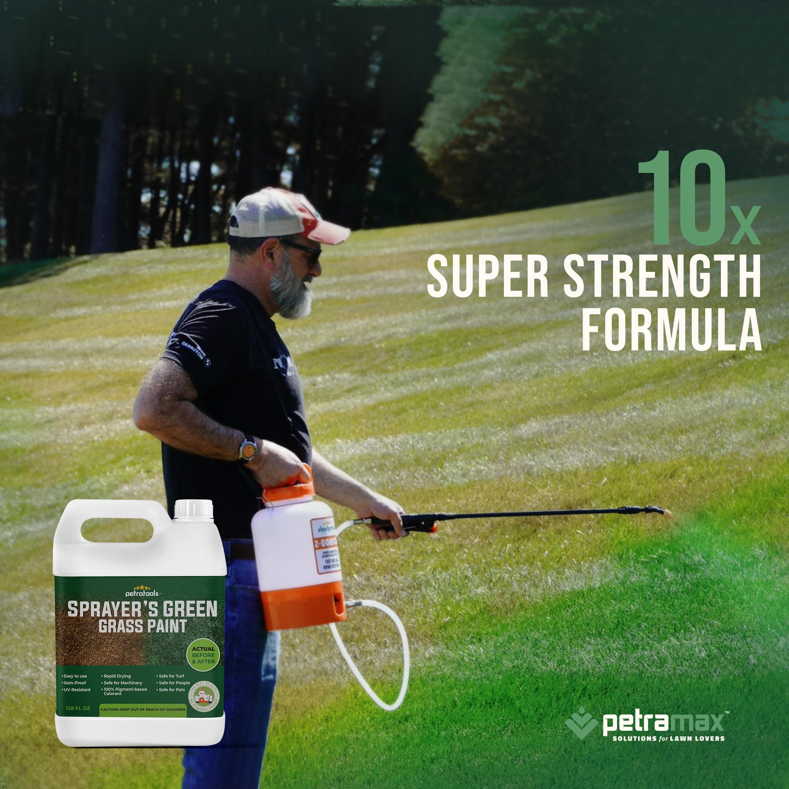 PetraTools Sprayers Green Grass Paint Lawn Paint, Lawn