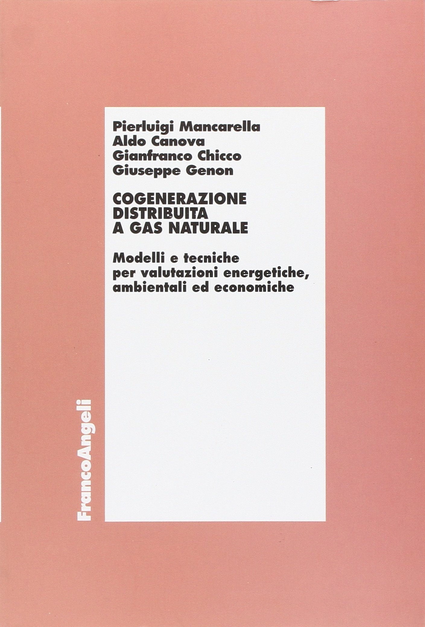 Cogenerazione distribuita a gas naturale. Modelli e tecniche per valutazioni energetiche, ambientali ed economiche