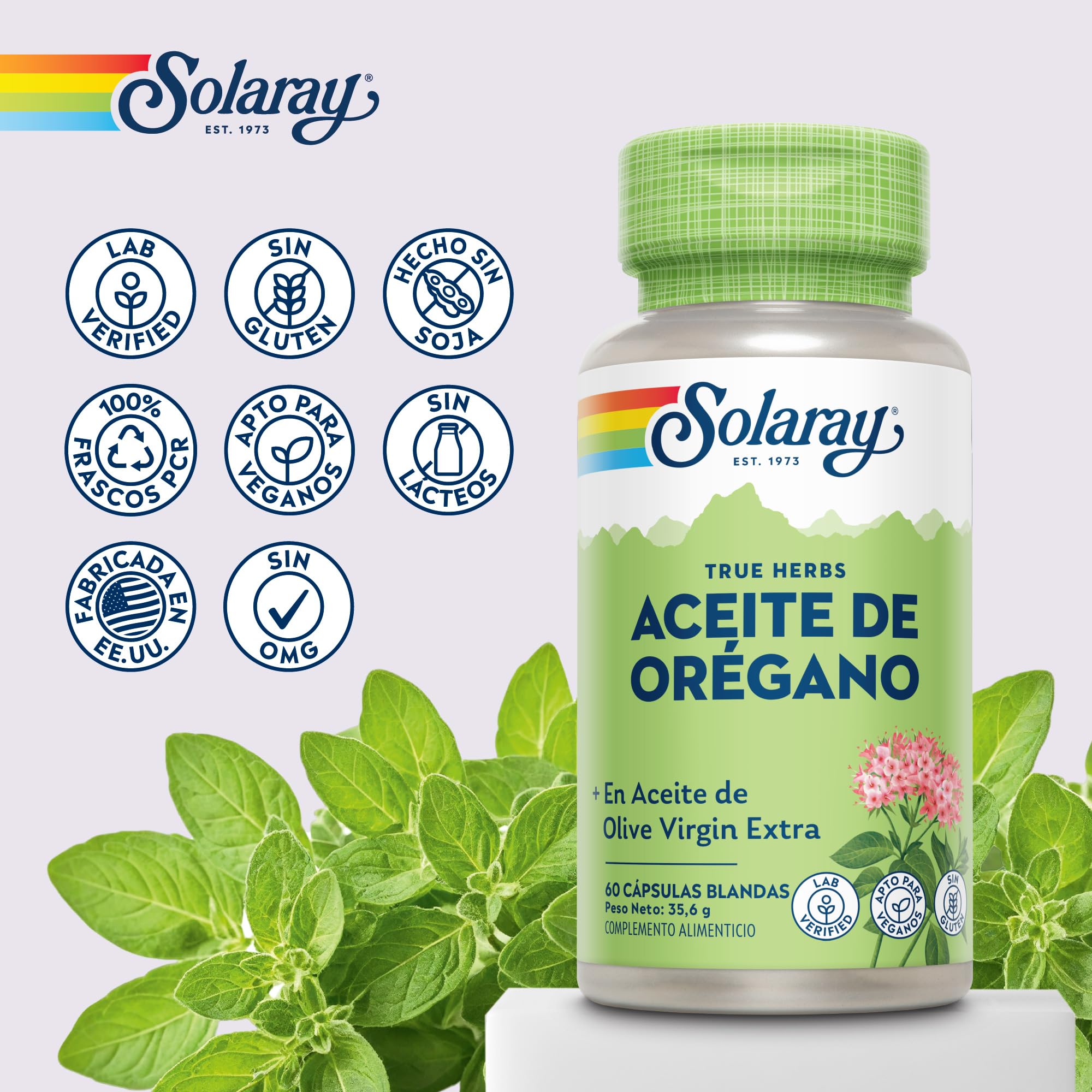 Aceite de orégano 150 mg – 60 cápsulas blandas veganas – Suplemento de aceite de orégano de alta resistencia – con aceite de oliva virgen extra añadido para una digestión suave, verificado en