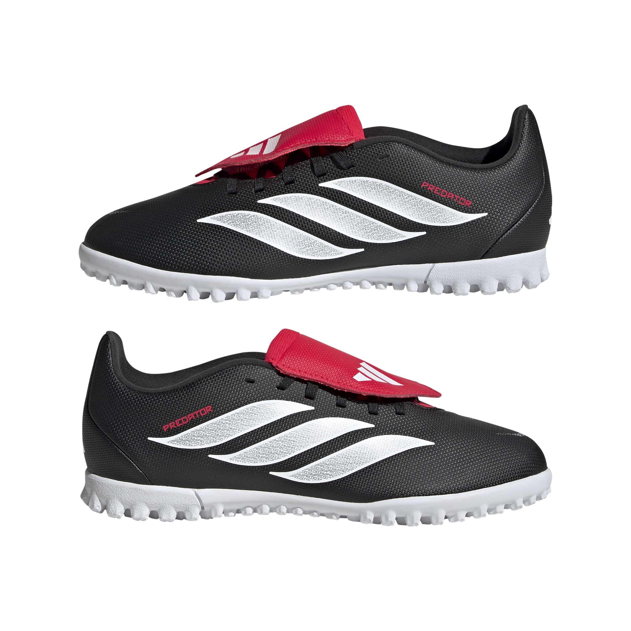 adidas Unisex Kids' Zapatilla de fútbol con lengüeta Plegable Predator Club moqueta