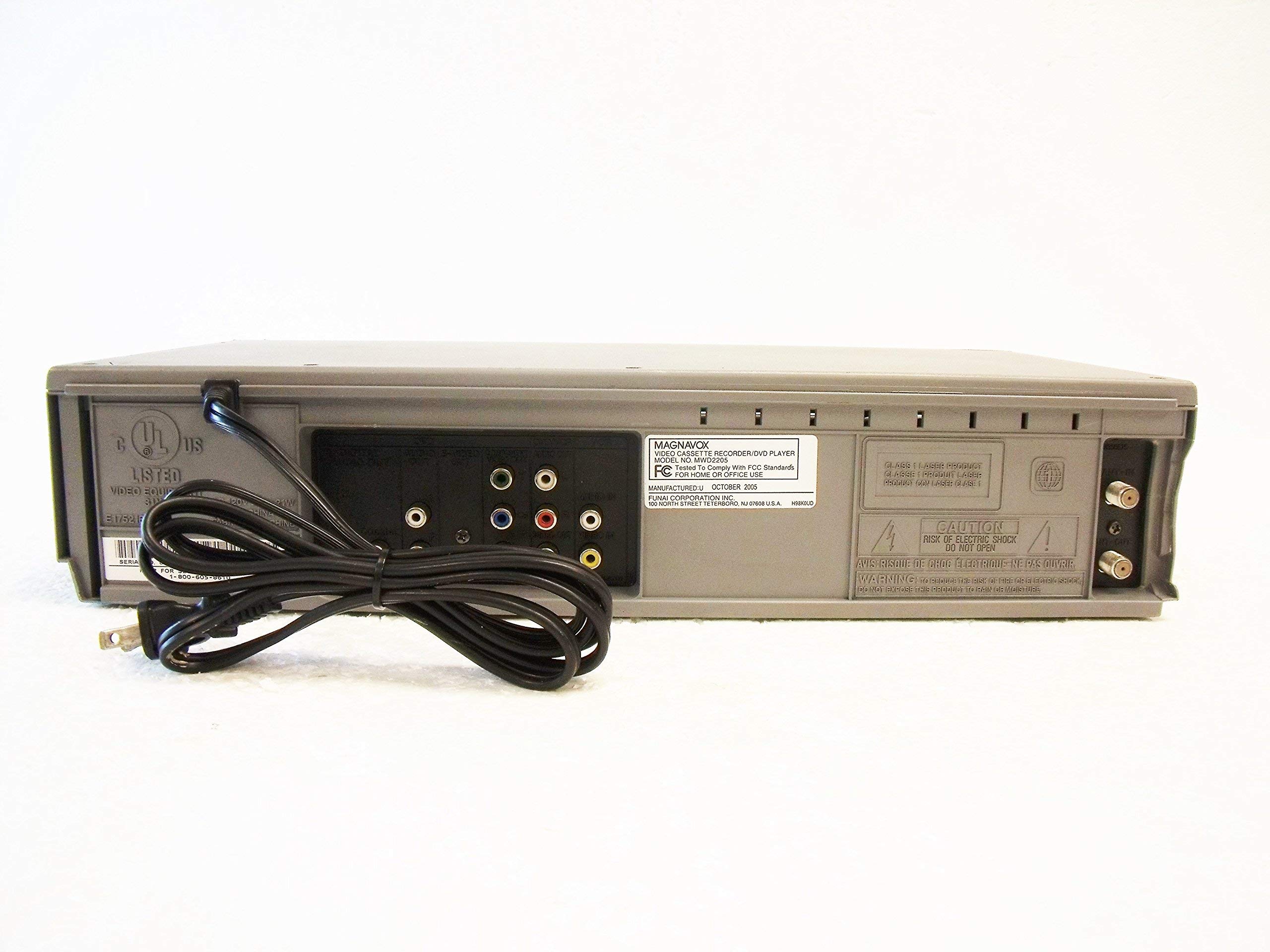 Amazon.com: Magnavox MWD2205 DVD/VCR Combination Player