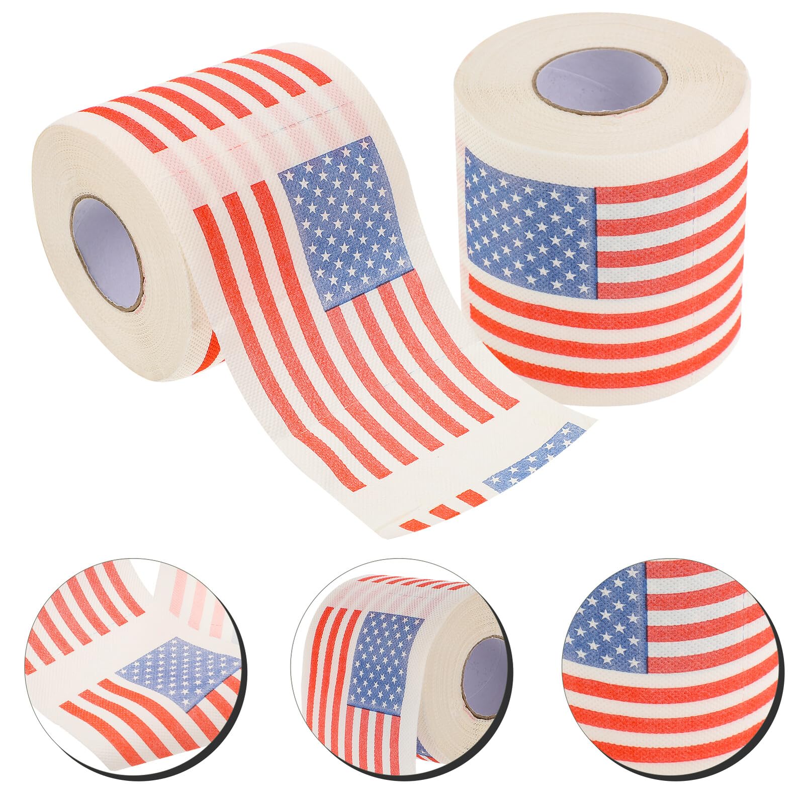 VALICLUD 2rouleaux Papier Toilette Rouleau Imprimé Serviettes De Toilette pour Salle De Bain Papier Souple