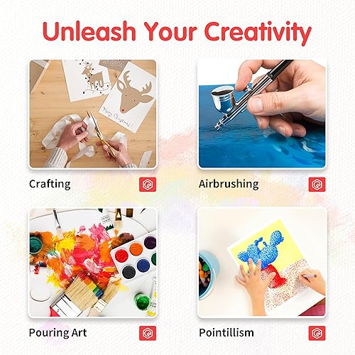 Miniatura 44 de FIXSMITH - Lienzos para pintar, de calidad profesional, hecho de 100% algodón, sin ácidos, para profesionales, pintores aficionados, estudiantes