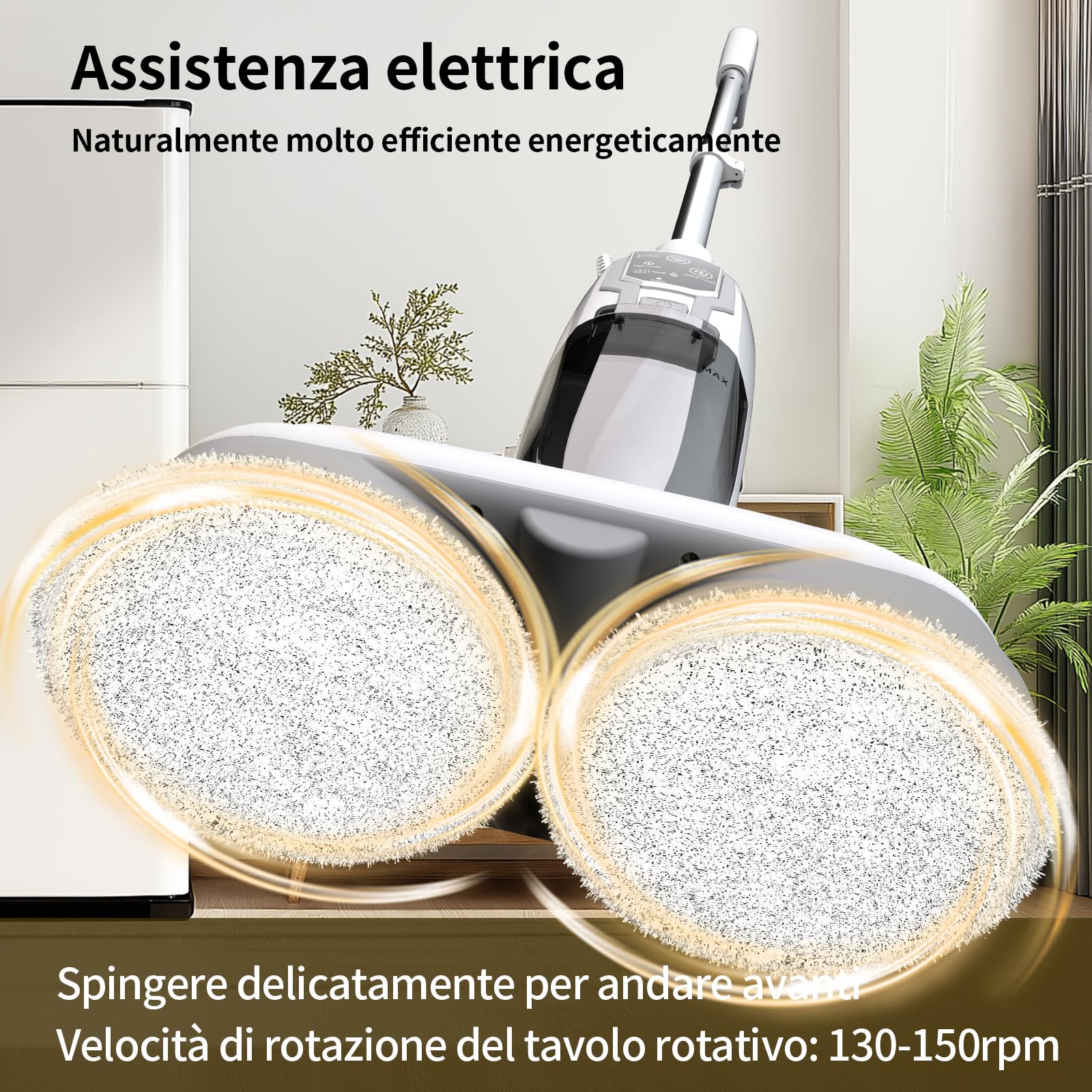 Steam Mop, lavapavimenti a Vapore per la Pulizia, pulitore a Vapore Portatile Multiuso, 13 Accessori, per Pavimenti in Legno, Laminato, Vinile, Piastrelle, Marmo