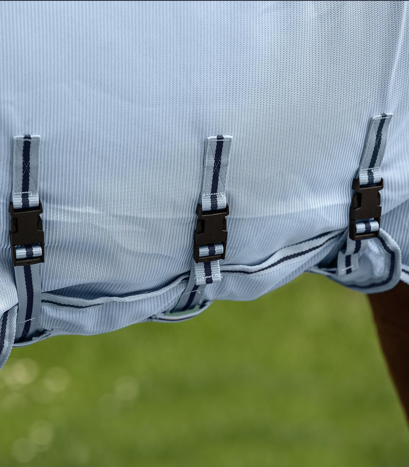 Couverture Anti-mouches Pour Cheval WALDHAUSEN - Taille 125 Cm, Col Amovible, Gris - Protection Contre Les Insectes - 2
