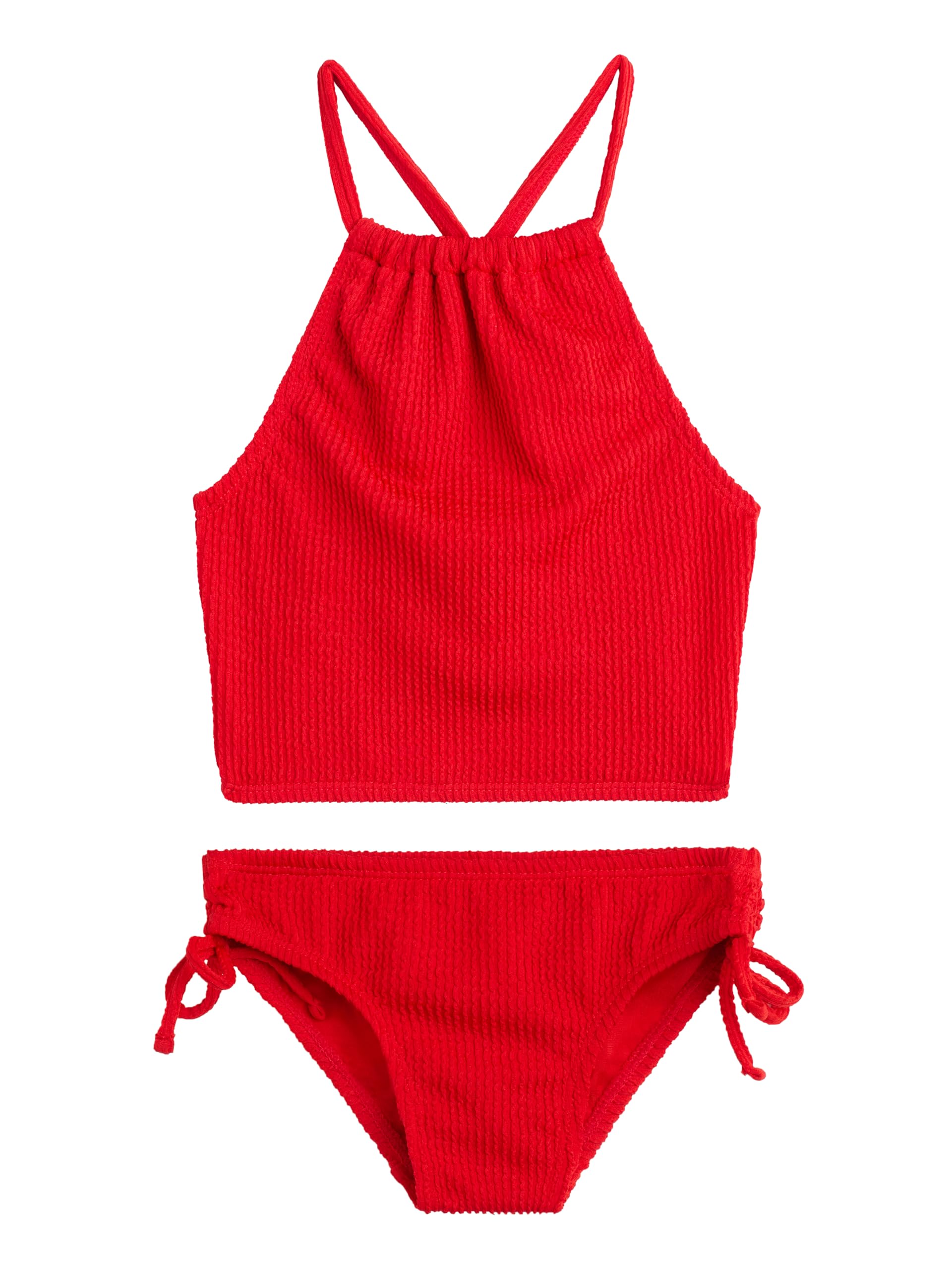 Kanu Surf Girls Daisy UPF 50 Beach Sport Halter Tankini 2-Piece Swimsuit