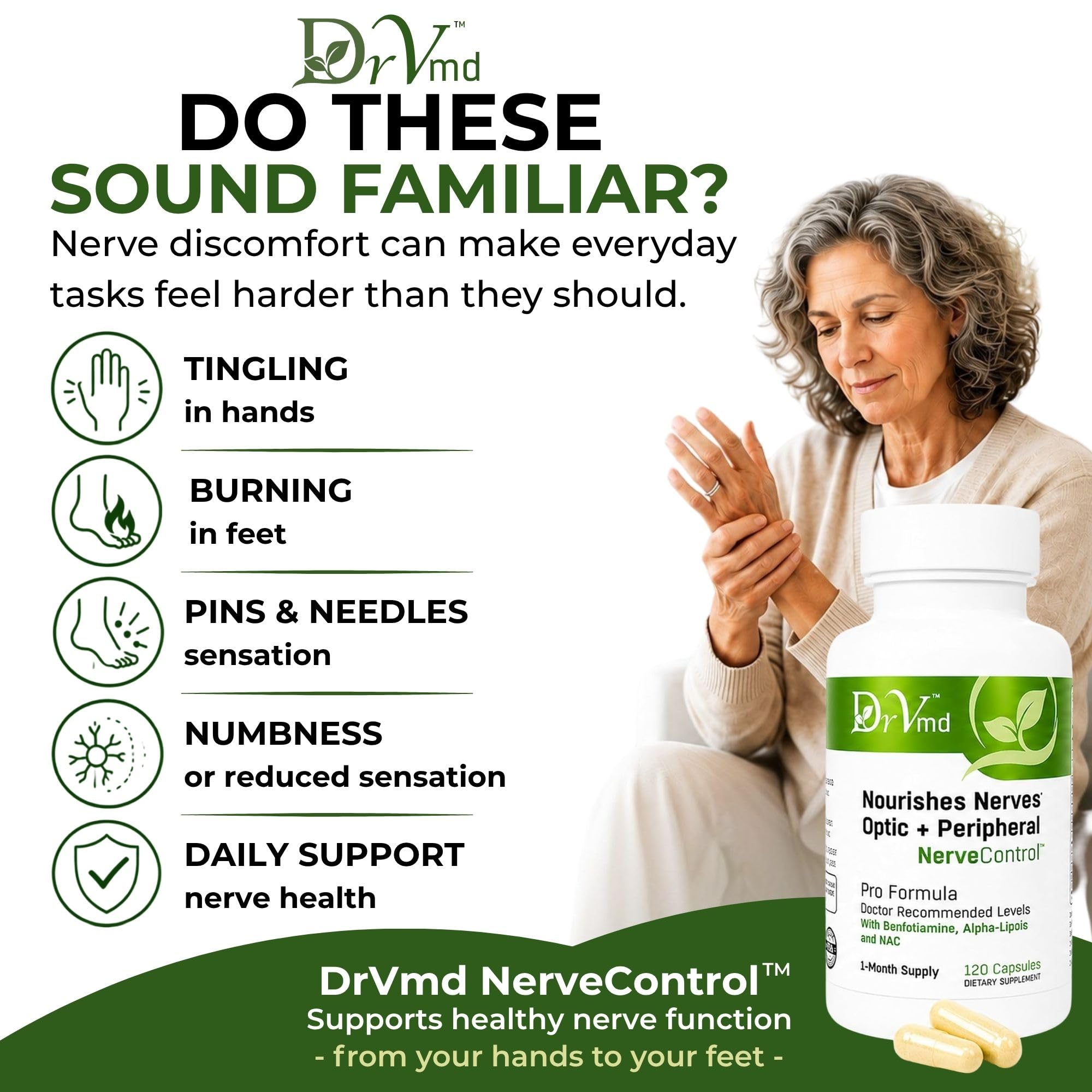 Nerve Relief for Hands and Feet by Dr. Vogel, MD – Comfort & Sensitivity — Amazon image 2