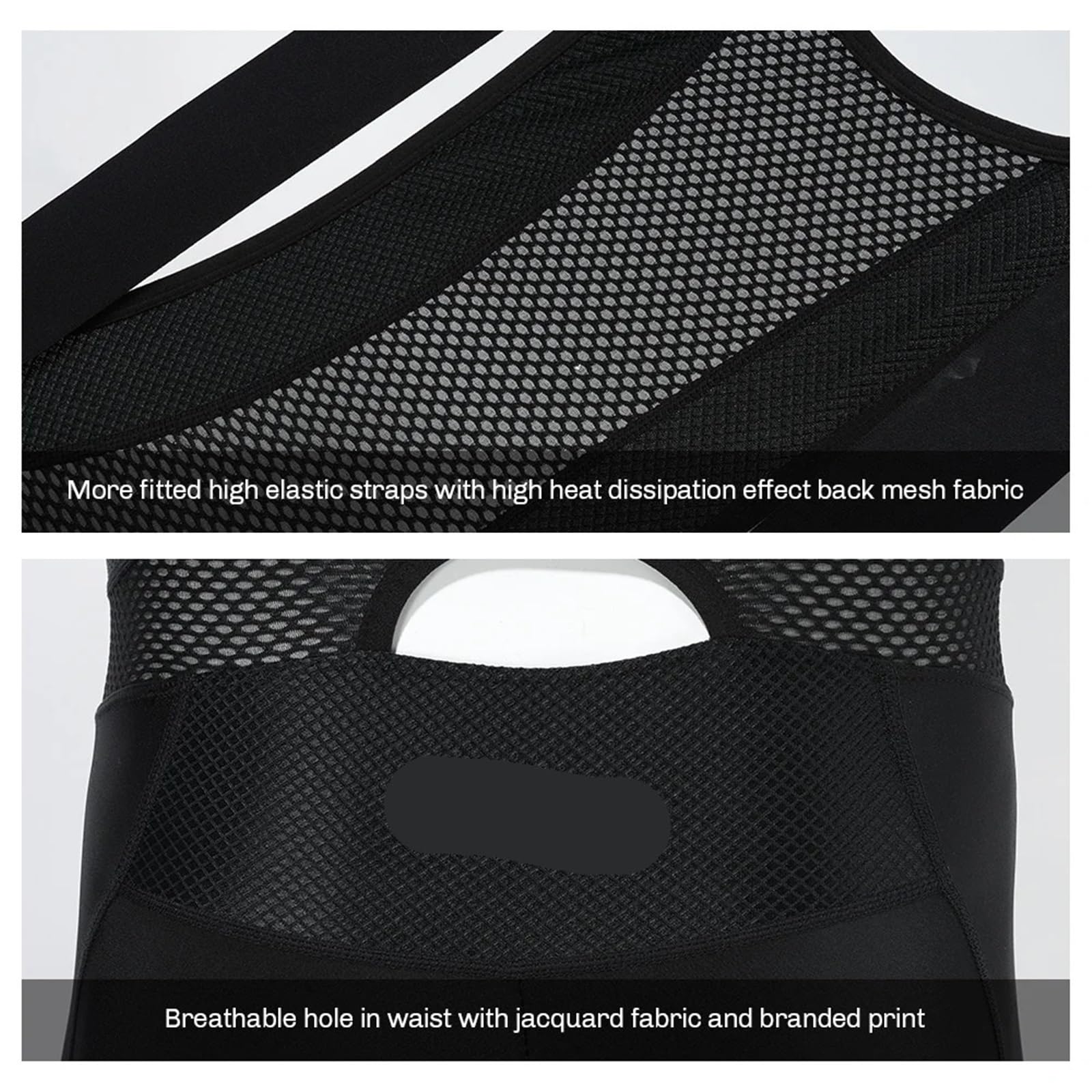 Culotte De Ciclismo con Forro Polar Pantalones Cortos de Ciclismo Polar 3/4 for Hombre, Mallas for Bicicleta montaña, Ropa Deportiva for Carretera, largas distancias, 5 h y 8