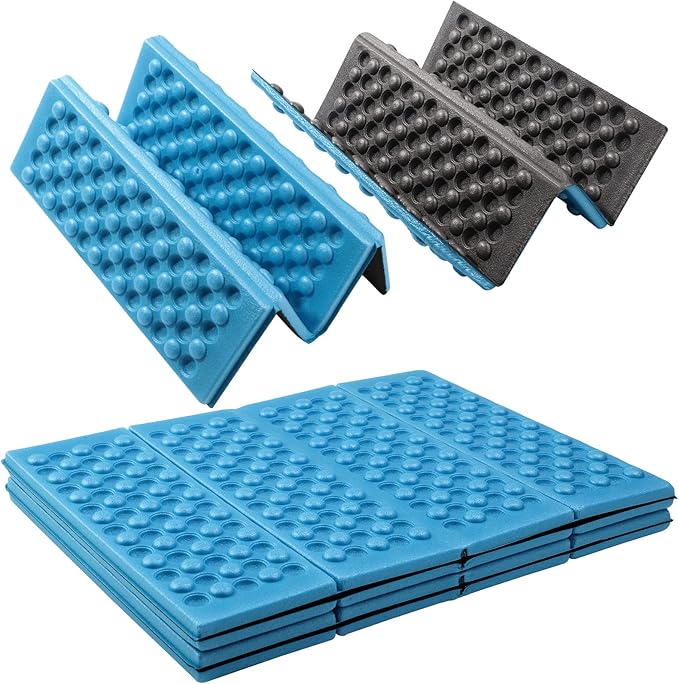 Yulejo 6 Pcs Foam Hiking Seat Pad Ultralight Sitting Pad