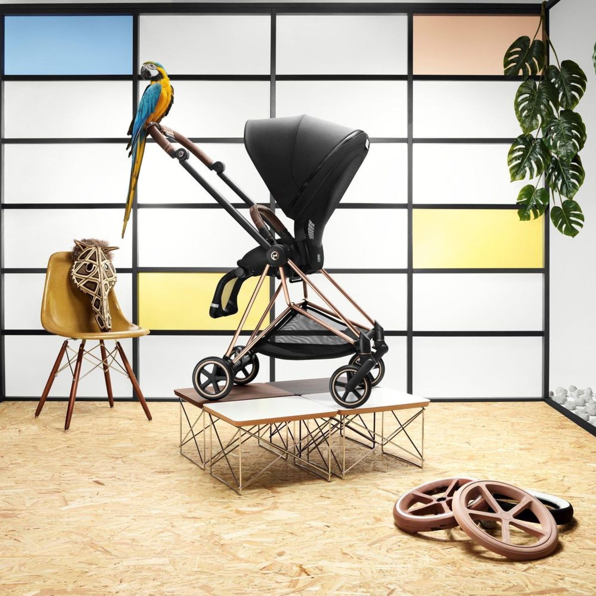Châssis de poussette Mios 3 Chrome Black - Cybex