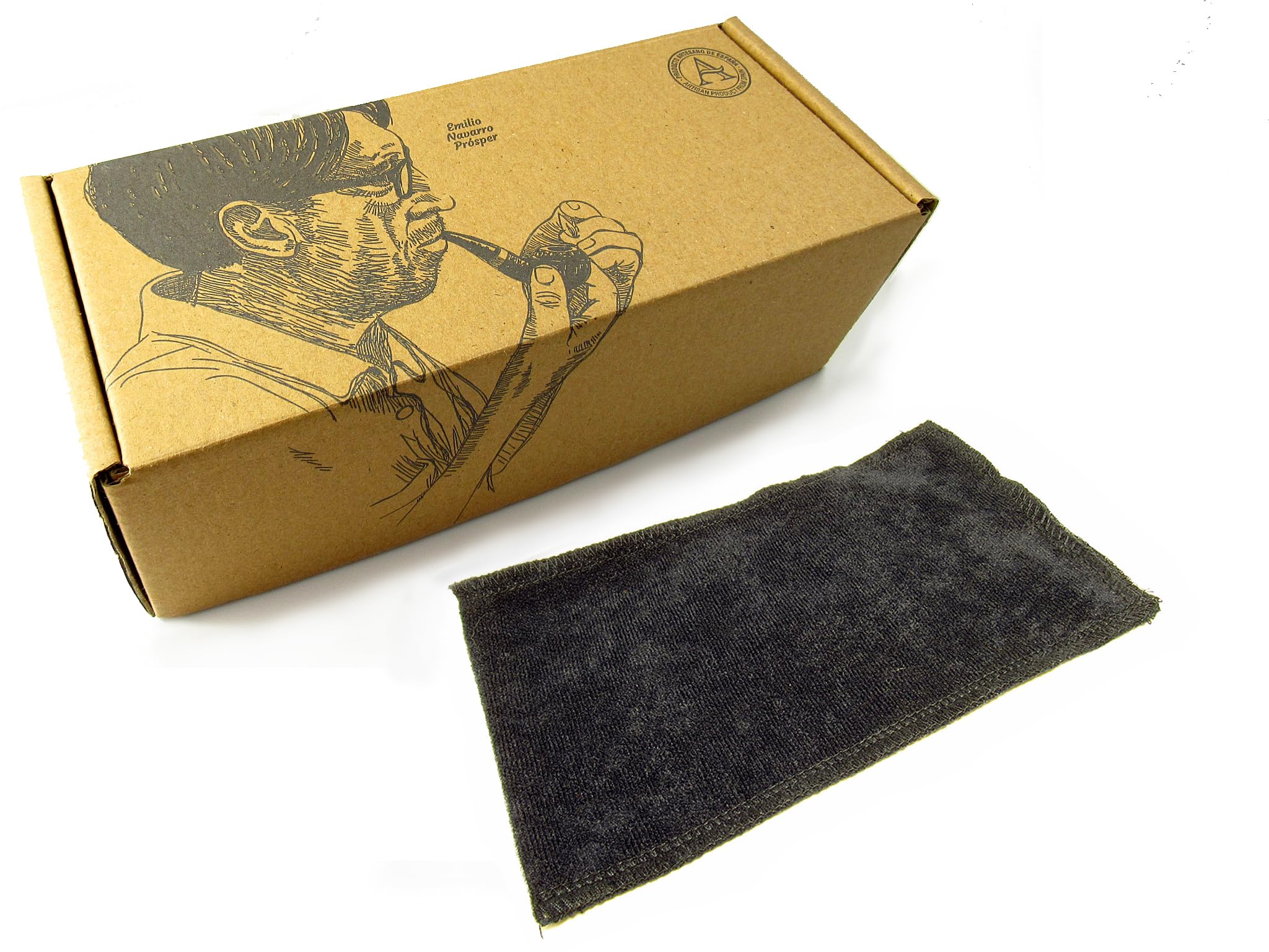Pipa de tabaco canadiense de moda para tabaco, hecha a mano, diseñada para fumadores de pipas + caja