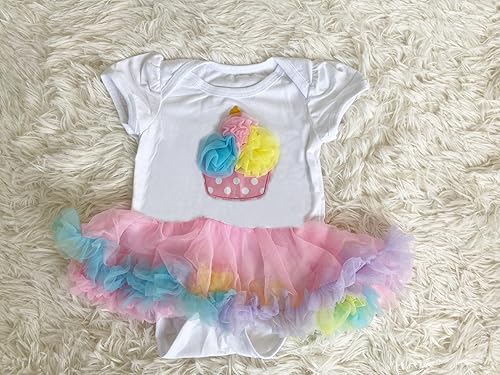 Miniatura 3 de Zero Pam Ropa realista de muñecas Reborn de 22 pulgadas ropa Reborn para niños pequeños falda tutú de arcoíris suave adecuada para recién nacidos