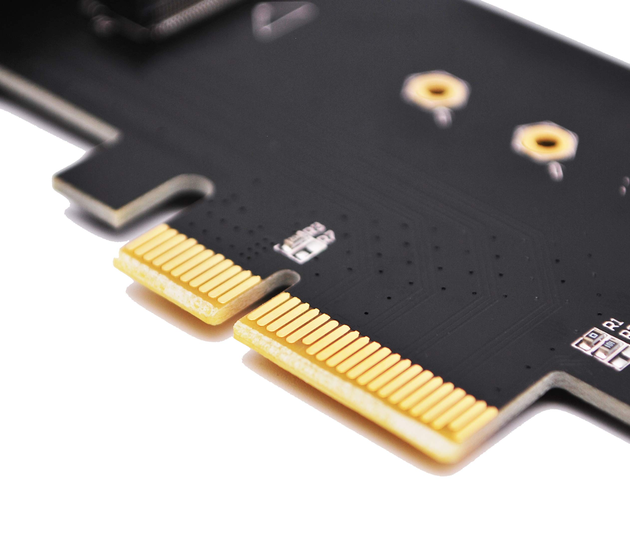 EZDIY-FAB Adattatore PCI Express M.2 SSD NGFF PCIe 3.0 x4 (Compatibile con M.2 PCIe 22110, 2280, 2260, 2242)