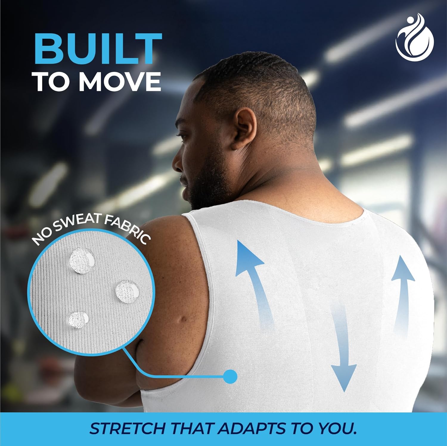 QORE LOGIQ Mens Shapewear Bodysuit - Full Body Shaper for Men Belly Fat- Slimming Compression Bodysuit - Men Shapewear - Image 7