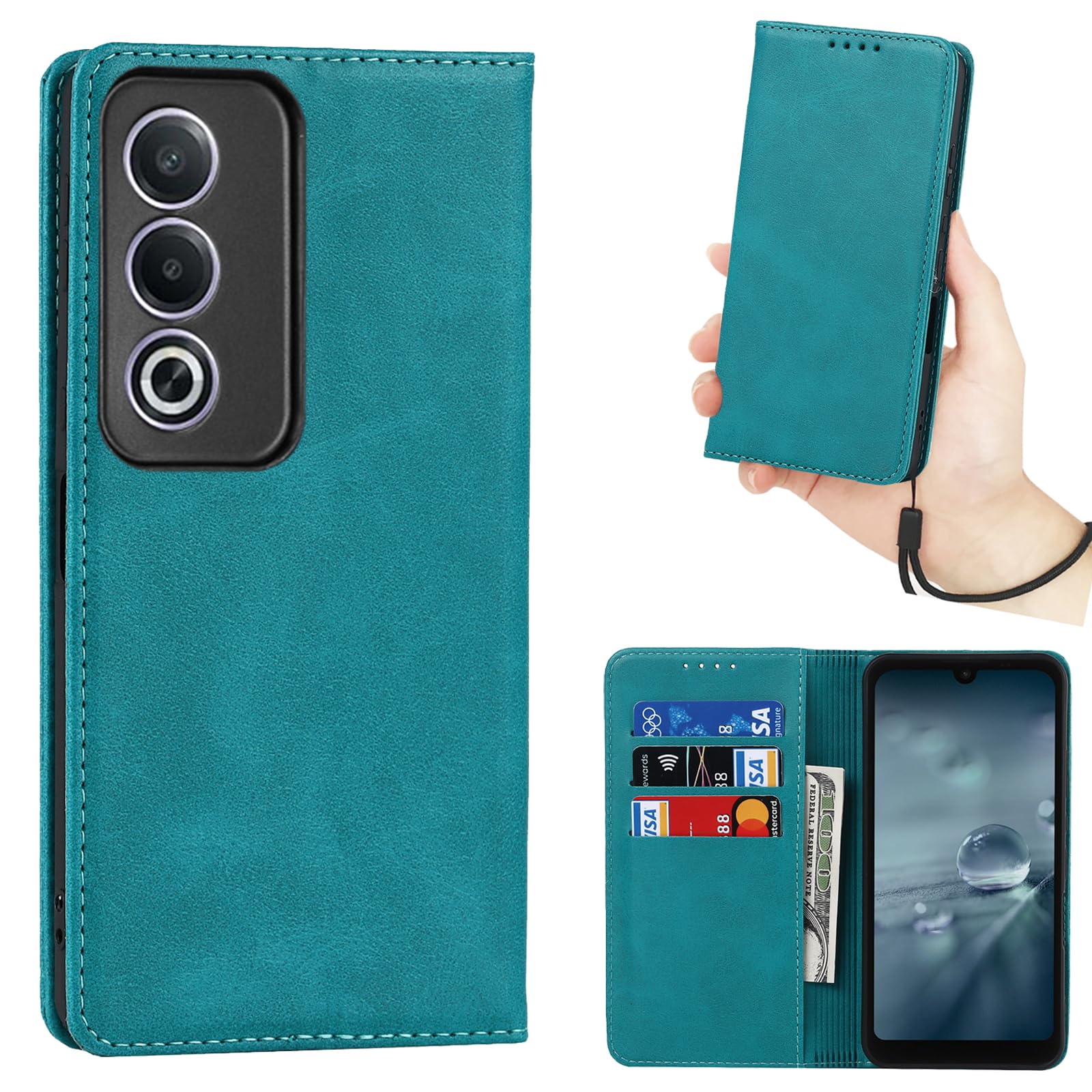 Amazon.co.jp: OPPO A3 5G ケース 手帳型 【ストラップ 一本付】 適用