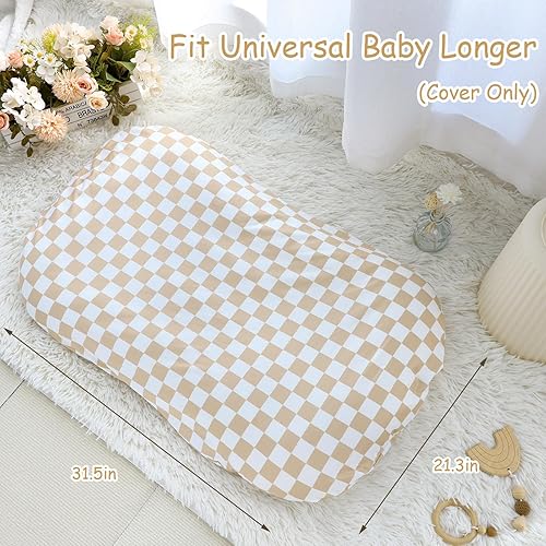 Miniatura 4 de DILIMI Funda de almohada de lactancia y funda para tumbona de bebé, funda cómoda para tumbona para recién nacidos, para niños y niñas, tablero de