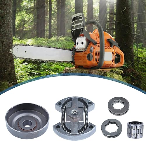 Miniatura 6 de AUMEL . Kit de piñón de llanta de tambor de embrague de 325"-7 para Husqvarna 55 Rancher 50 51 154 254 Motosierra 501 45 54-03