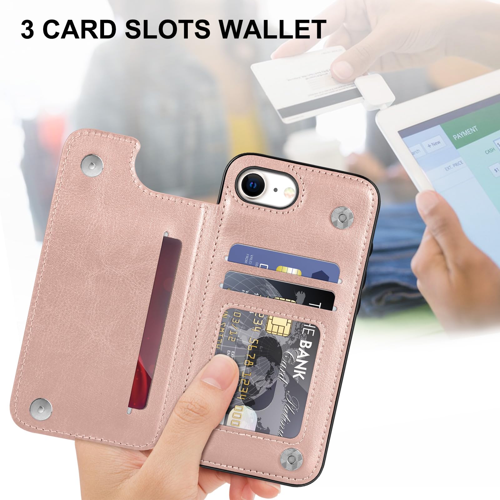 け　さん専用　17e Amazon.com: Bizzib for iPhone 17e Wallet Case with Card Holder