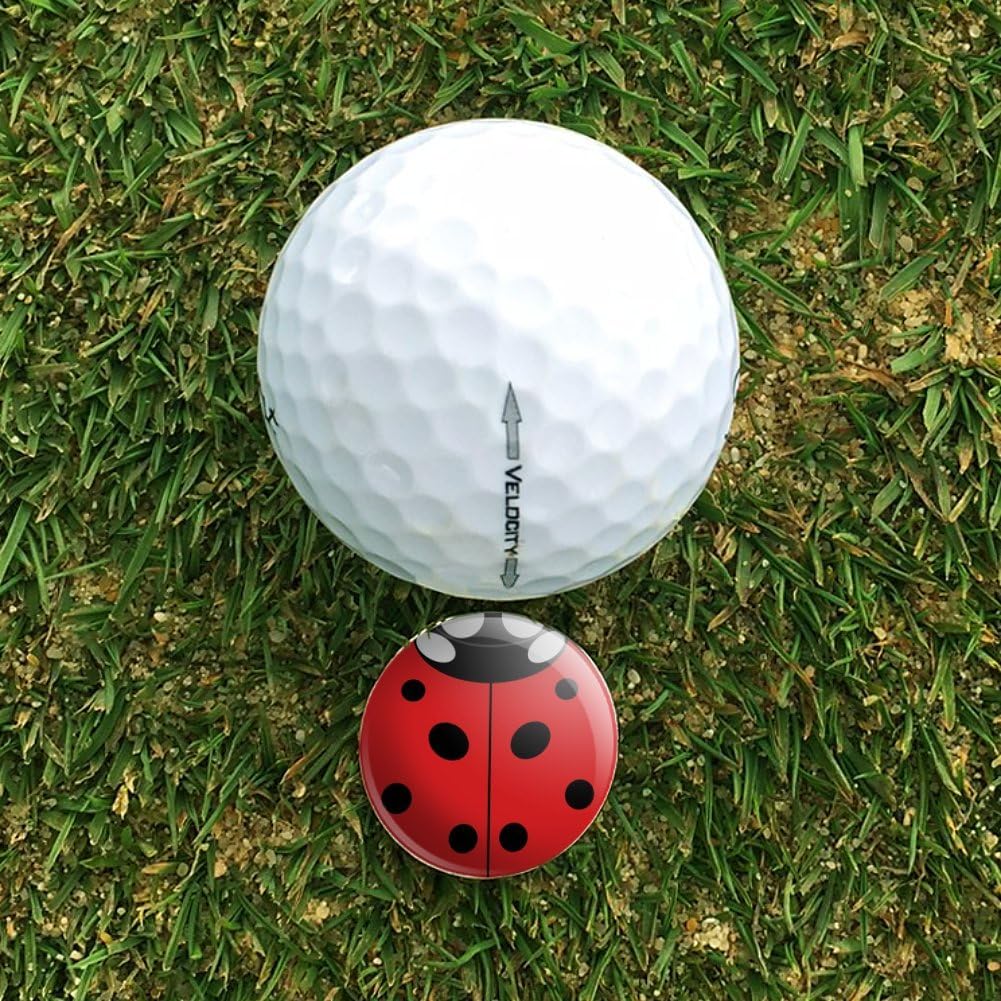 review GRAPHICS & MORE Lady Bug Ladybug Insect Golf Hat Clip with Magnetic Ball Marker