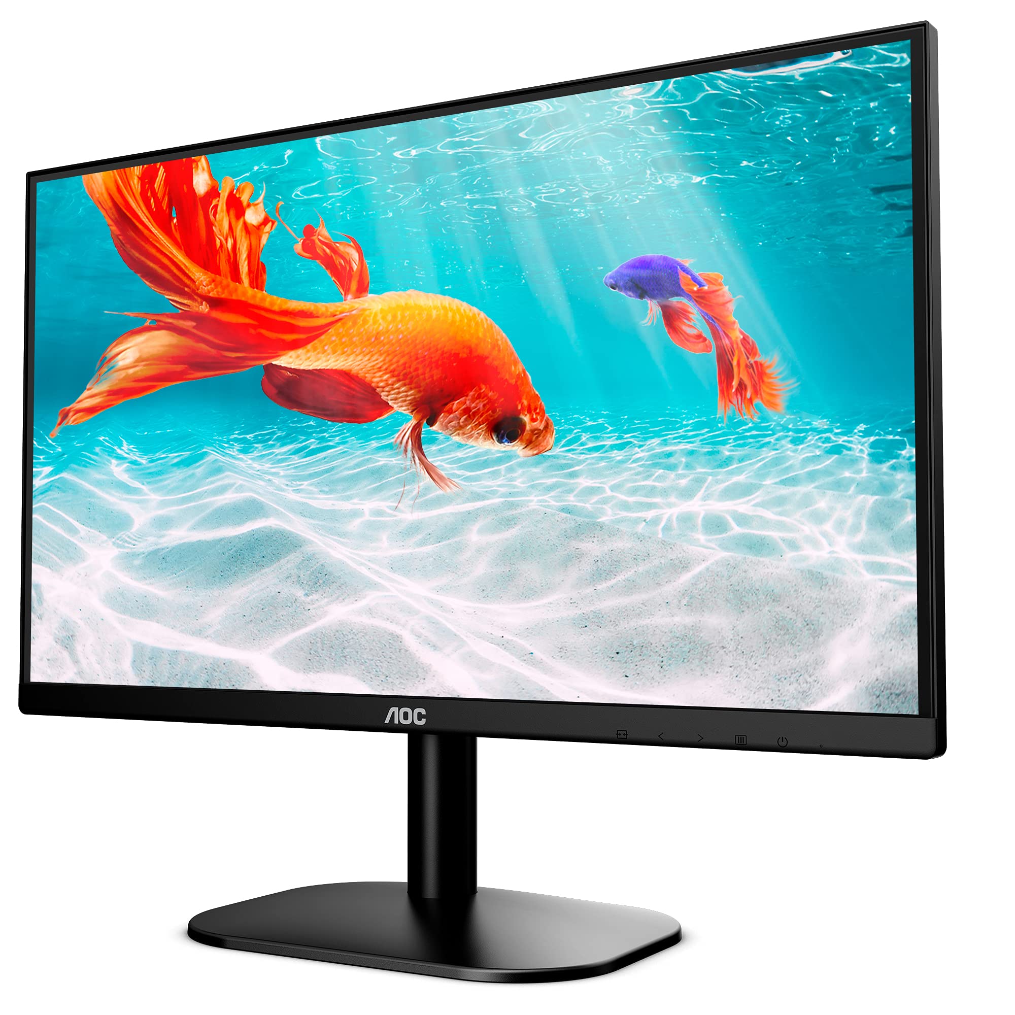 AOC 22B2QAM- Monitor office de 22" Full HD (1920x1080, VA, 16:9, HDMI 1x1.4, Displayport 1x1.4, 250 cd/m, 75 Hz, 4ms, FlickerFree), negro
