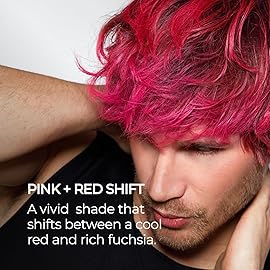 XMONDO Color Pink + Red Shade Shift Color Depositing Mask Infused with Bond Boosters & Hyaluronic Acid to Nourish, Revitalize & Repair, Vegan Formula, 8 Fl Oz 1-Pack